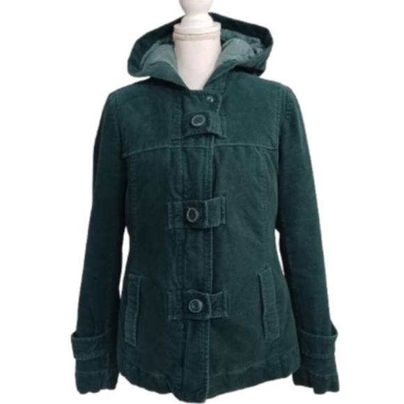 Mossimo Supply Co. Jackets & Blazers - Mossimo Supply Co. Hoodie Dark Green Cotton Size Large Women's Utility Jacket
